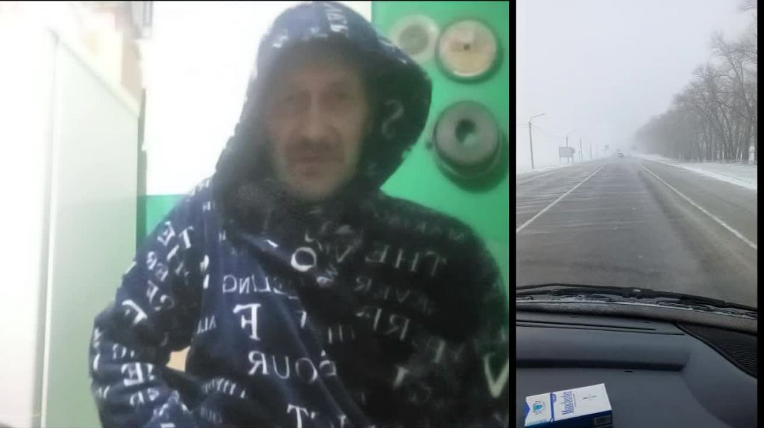 ⁣Кофе на ночь, мысли в слух, едим домой, а у нас метель, видимость ужасная...